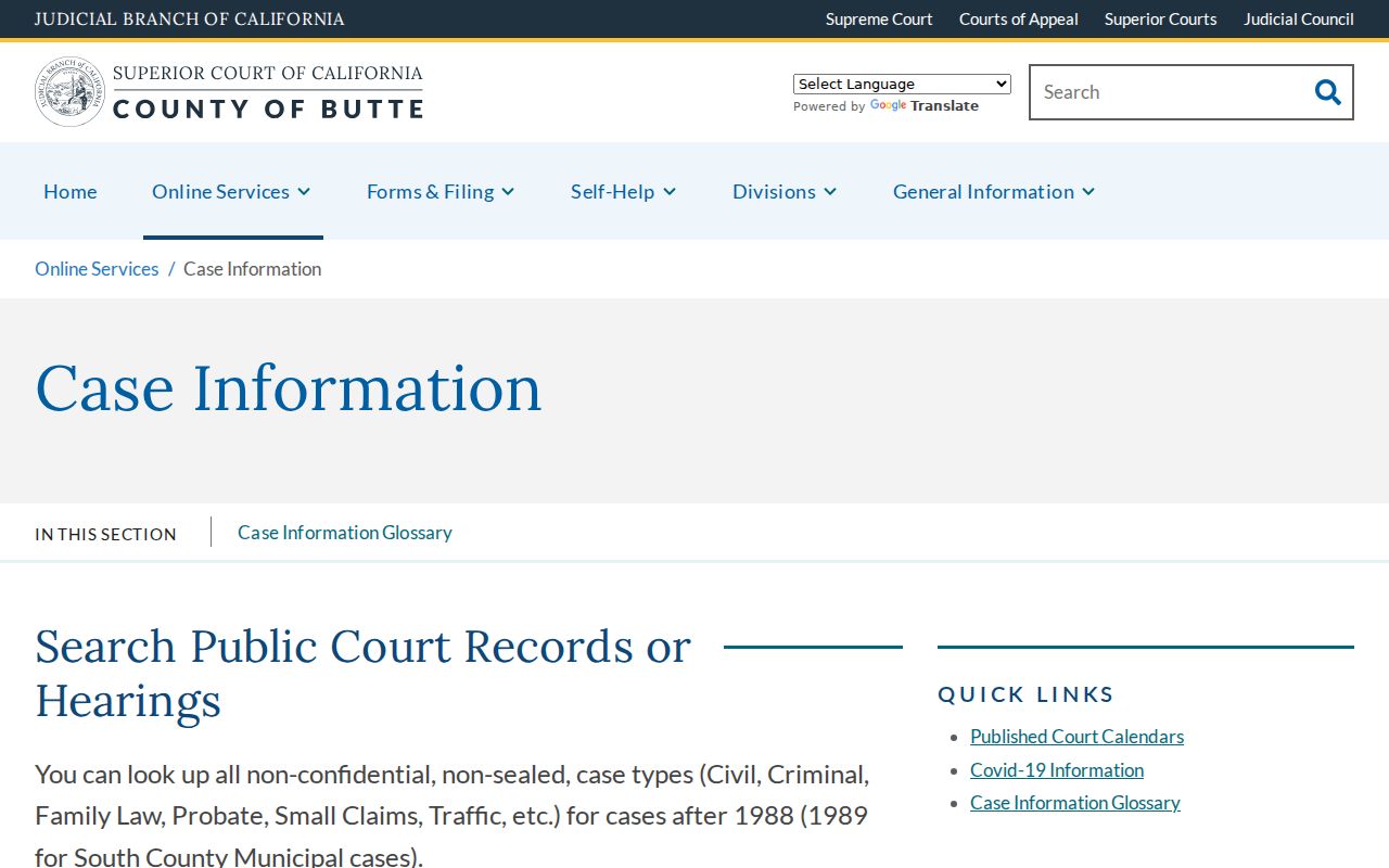 Oroville people search Butte County court coverage